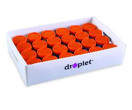 Droplet Corrugated Sample Storage Tray
