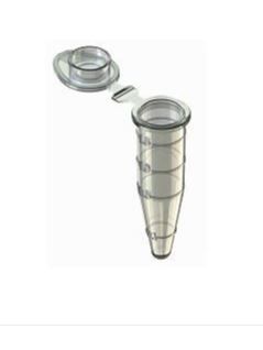 2.0mL Microcentrifuge Tubes, Sterile, Clear, 500/Unit