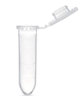 5.0mL Microcentrifuge Tubes, Snap Cap, Round Bottom, Sterile, 250/Unit