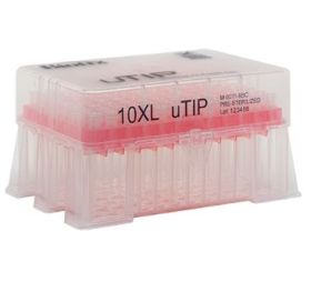 0.5-10µL uTIP® Pipette Tips, Racked, Non-Sterile, Non-Filtered, 96/Rack