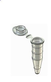 Microcentrifuge Tubes 1.5 ml, small cap