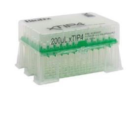 20-200µL xTIP® Pipette Tips, Racked, Sterile, Non-Filtered, 96/Rack