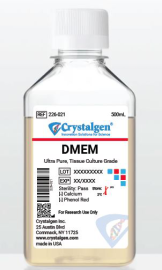 DMEM without calcium & phenol red, 500mL