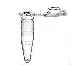 1.7mL Microcentrifuge Tubes, Standard Lock-Cap, Non-Sterile, 500/Unit