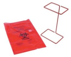 Wire Biohazard Bag Holder, for 251003D, 91x128x214mm