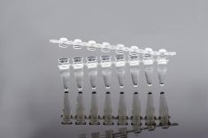 0.2mL 8-Strip PCR Tubes, No Caps, Clear, 125/Unit