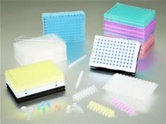 Flat PCR Plate, Yellow, 25/case