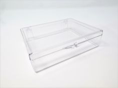 3.5" x 2.56" x 1" Western Blot Boxes, Clear, 10/Unit