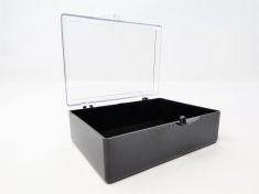 3.5" x 2.56" x 1" Western Blot Boxes, Black, 10/Unit