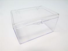 3.5" x 2.56" x 1.87" Western Blot Boxes, Clear, 10/Unit