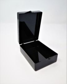 3.5" x 2.56" x 1.87" Western Blot Boxes, Black, 10/Unit